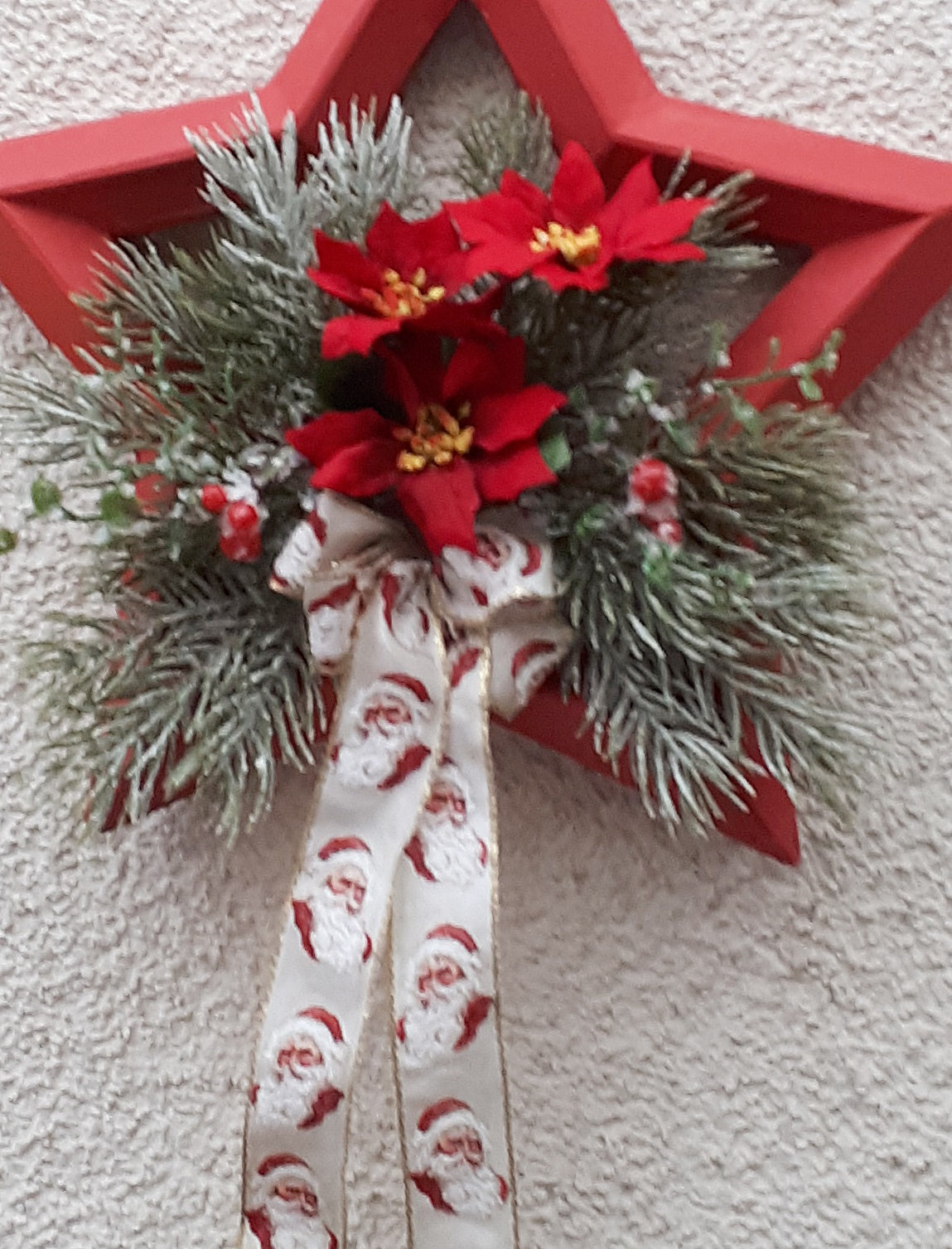 Türkranz Stern Weihnachten