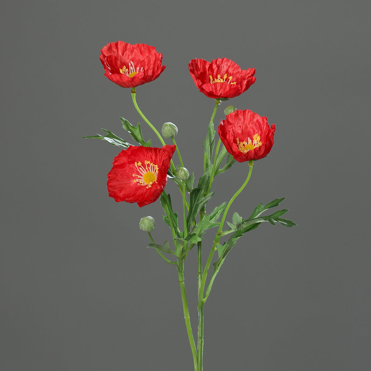 Mohnblume rot künstlich 54cm