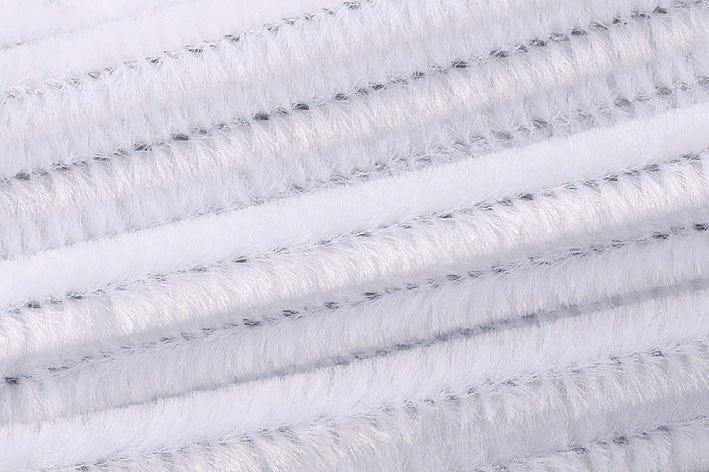 Chenille Pfeifenputzer weiß