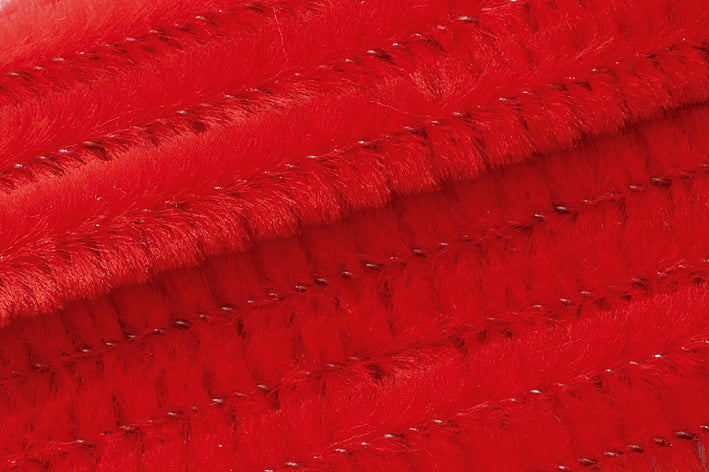Chenille Pfeifenputzer rot