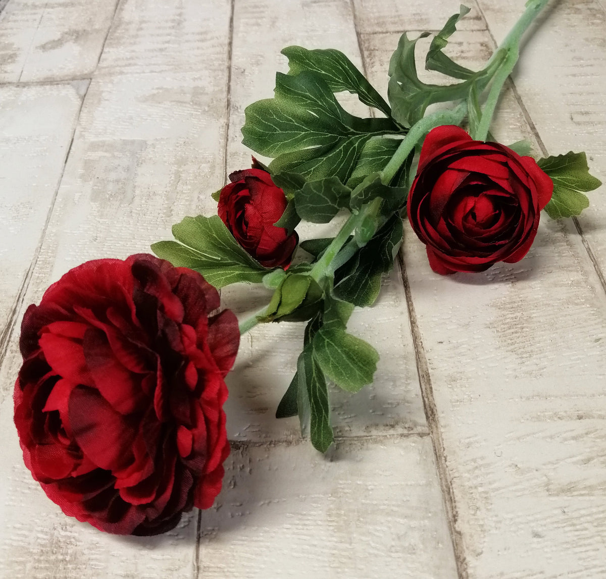Basteln Dekorieren Ranunkel künstliche Blumen