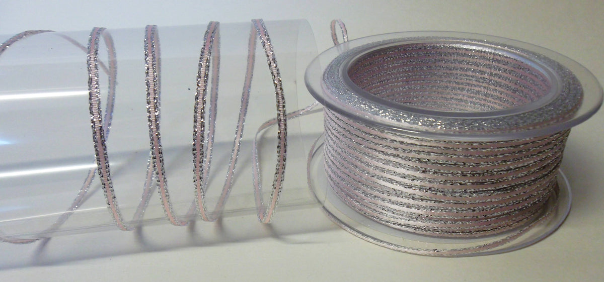 Schleifen-bänder rosa silber