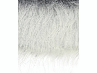 Langhaarplüsch silbergrau 20cm x 35cm