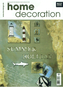 Summer Holiday Maritime Leinwand-Dekoration
