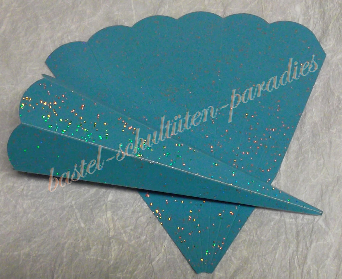 Schultütenrohling "Diamant" 23cm hellblau