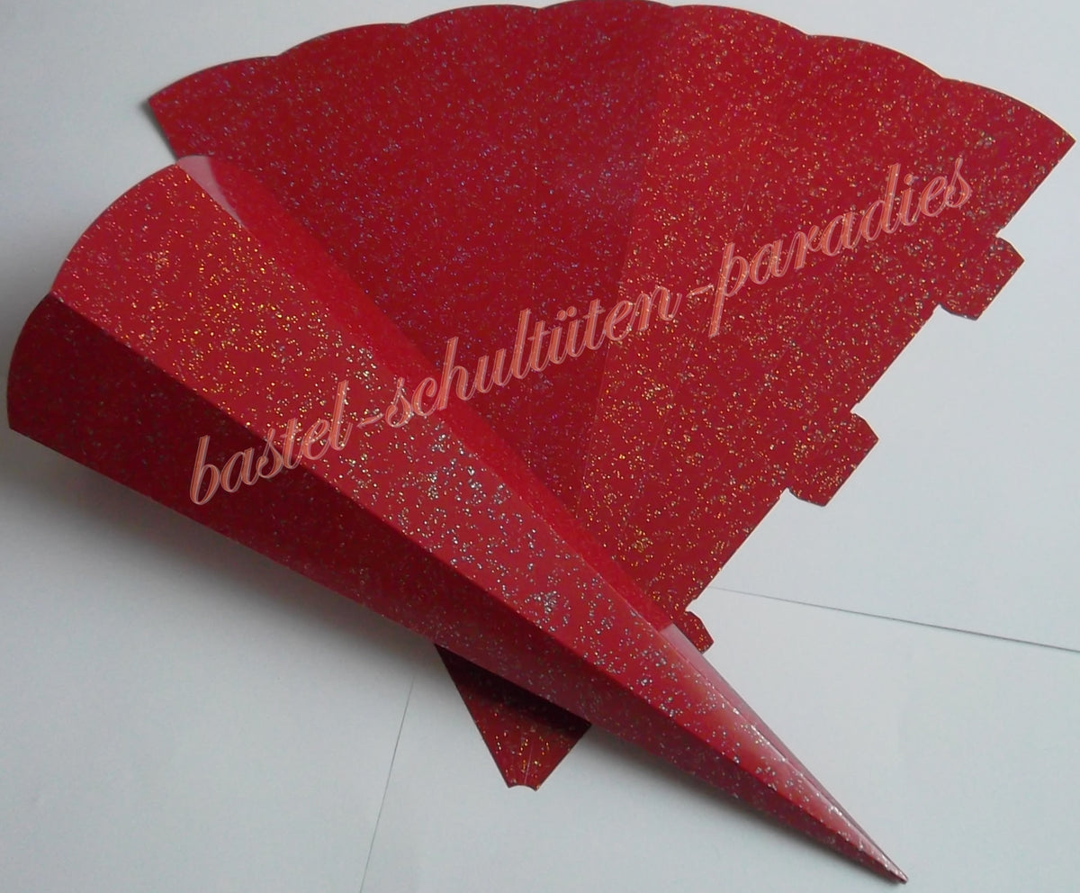 Schultütenrohling "Diamant" 70cm dunkelrot