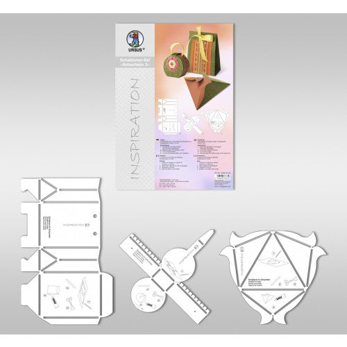 Schablonen- Set 3 Schablonen von URSUS®