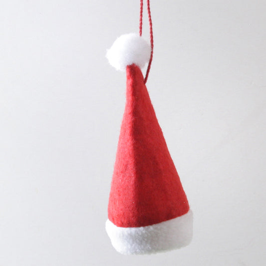 Weihnachtsmann-Mütze rot ca 11,5cm x 6,5cm