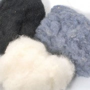 Filzwolle schwarz Mix 50gr.
