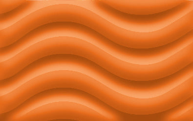 Geschwistertüte 3D Wellpappe-Rohling 40 cm orange