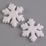 Styropor- Schneeflocke 2 Stück 7cm