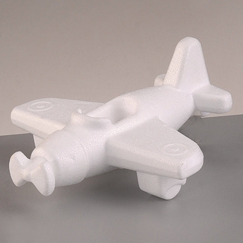 Styropor- Flugzeug 15x16cm