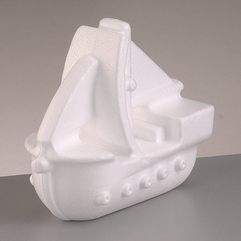 Styropor- Schiff/ Galeone 14x17 cm