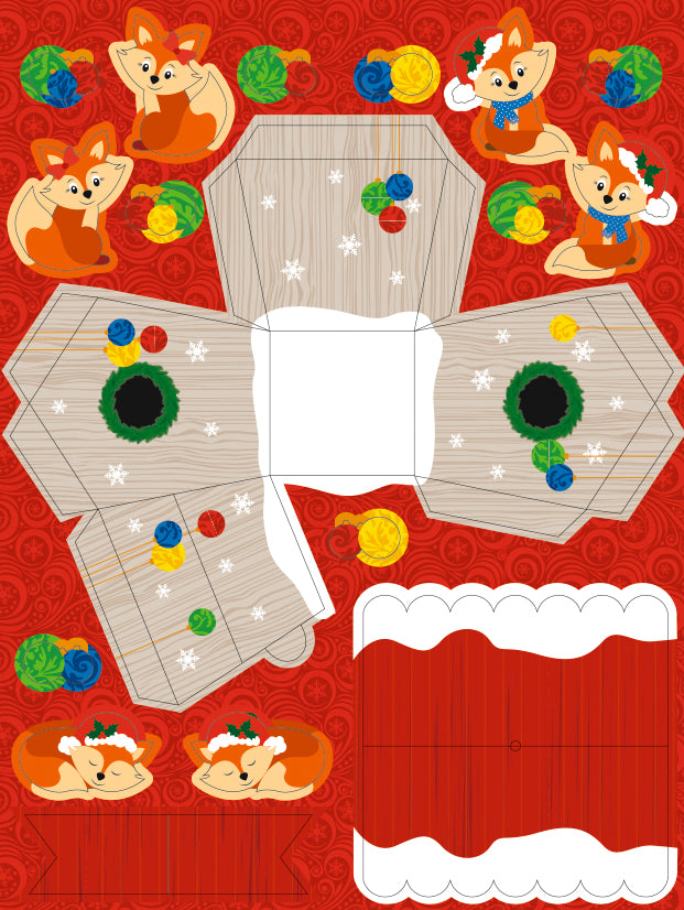 Adventskalender "Fuchs" Adventskalender "Fuchs" 24 Häuschen 3D von URSUS®