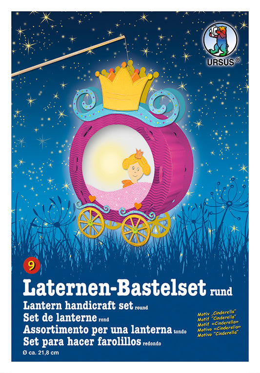 Laternen Bastelset "Cinderella" rund von URSUS®