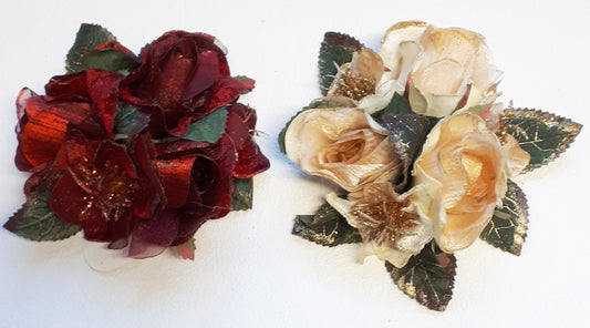 Kerzenkranz mit Rosen 13cm