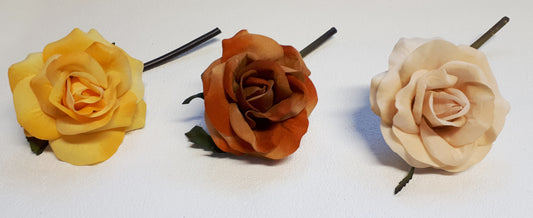 Velvet Rose 8,5cm einzeln mit Stiel