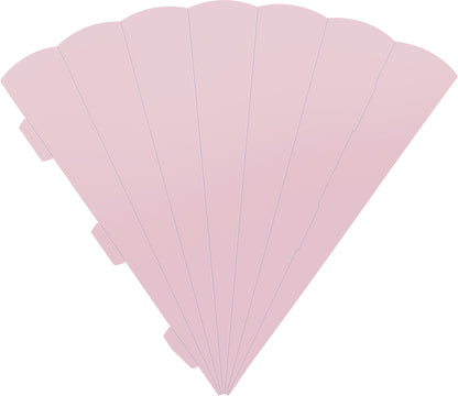 Schultütenrohling Zuschnitt sechseckig 69cm rosa