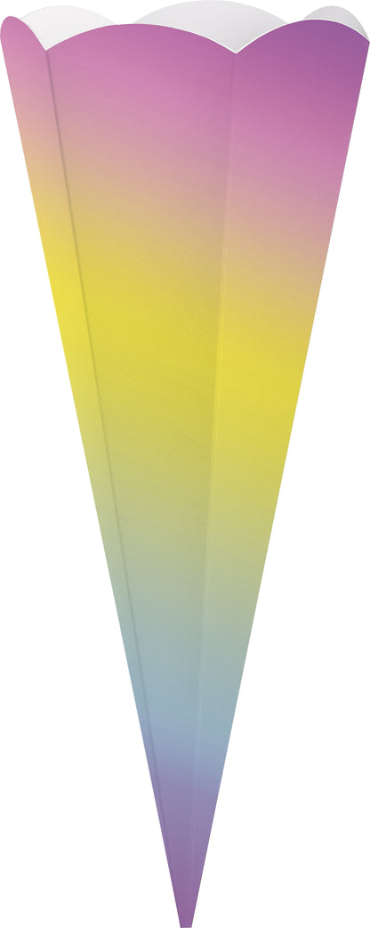 Schultütenrohling Zuschnitt sechseckig 69cm Zuckertüte Bastelset