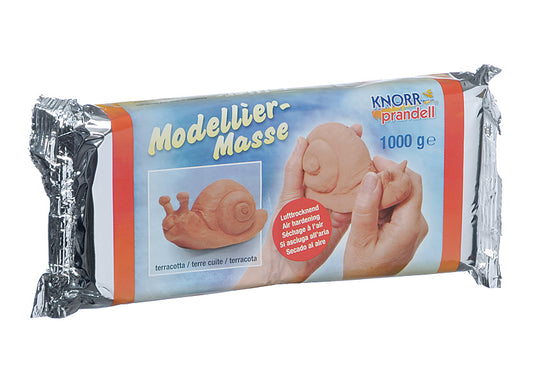 Modelliermasse 1000g terracotta