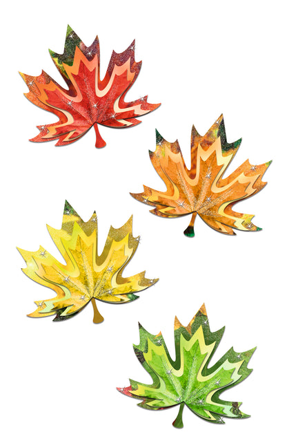 3D Papier-Dekoration "Herbstlaub" 24 Stück von URSUS®