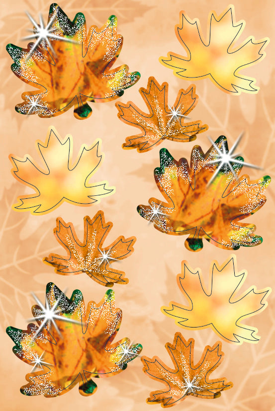 3D Papier-Dekoration "Herbstlaub" 24 Stück von URSUS®