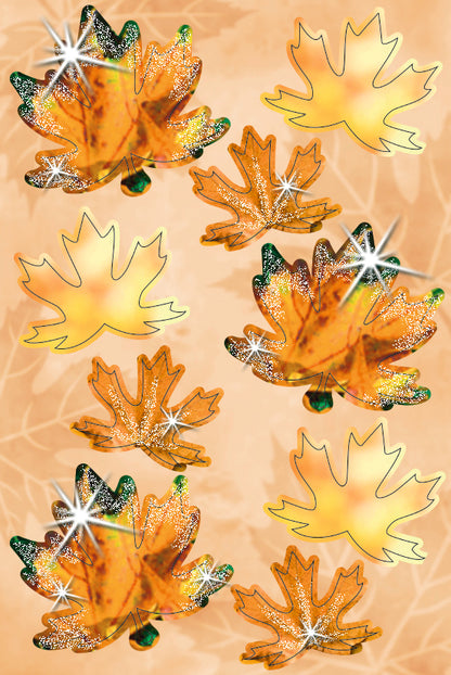 3D Papier-Dekoration "Herbstlaub" 24 Stück von URSUS®