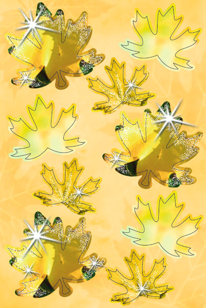 3D Papier-Dekoration "Herbstlaub" 24 Stück von URSUS®