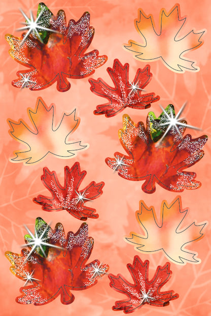 3D Papier-Dekoration "Herbstlaub" 24 Stück von URSUS®