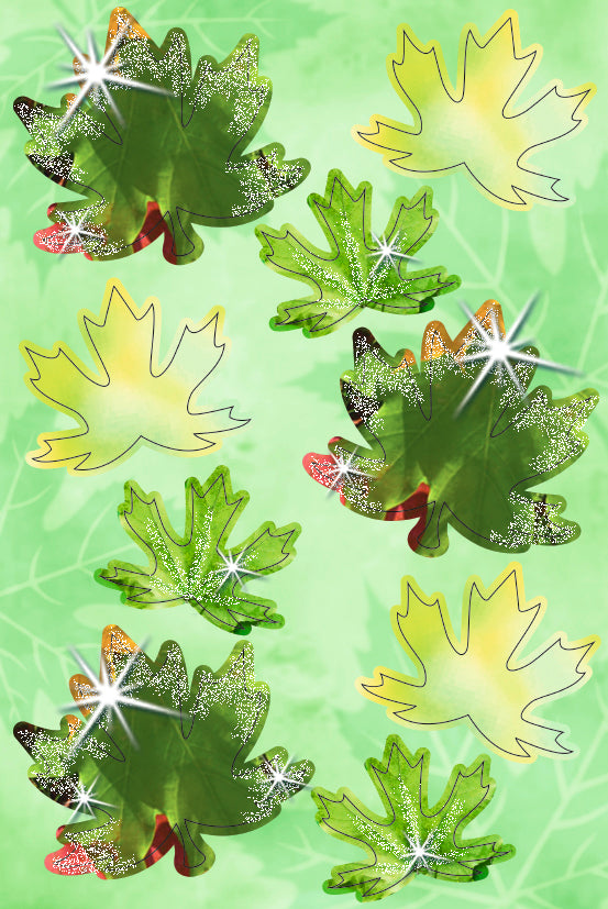 3D Papier-Dekoration "Herbstlaub" 24 Stück von URSUS®