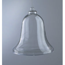 Kunststoff/ Acryl Glocke teilbar 9cm