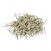 Stecknadeln, Eisen, 10 mm, 50 g ~ 1.200 Stk., vernickelt