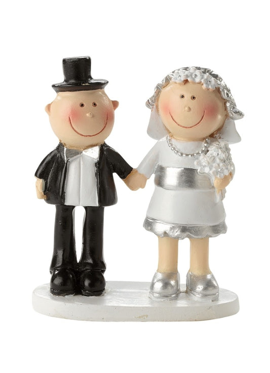 Silbernes Hochzeitspaar 5,5 cm