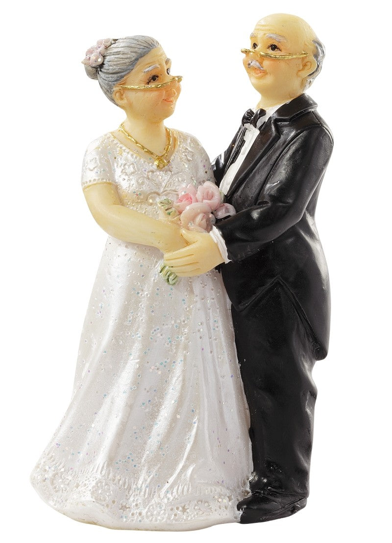 Silbernes Hochzeitspaar 7 cm