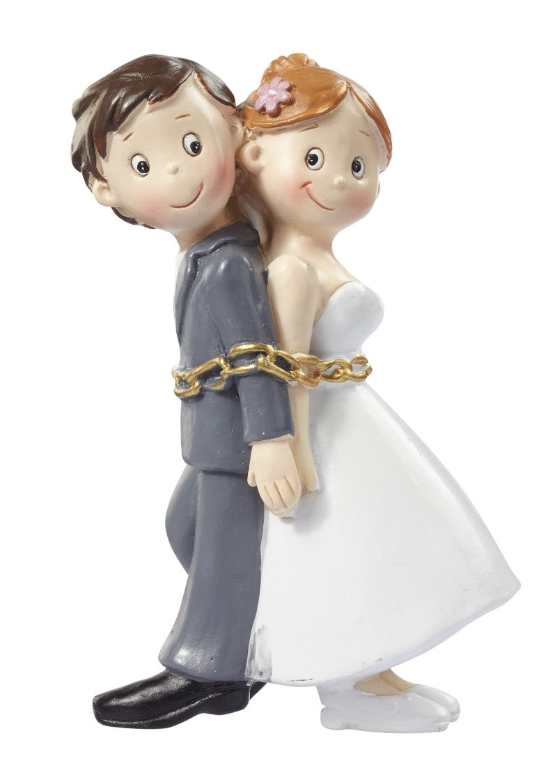 Hochzeitspaar  in Ketten 8 cm