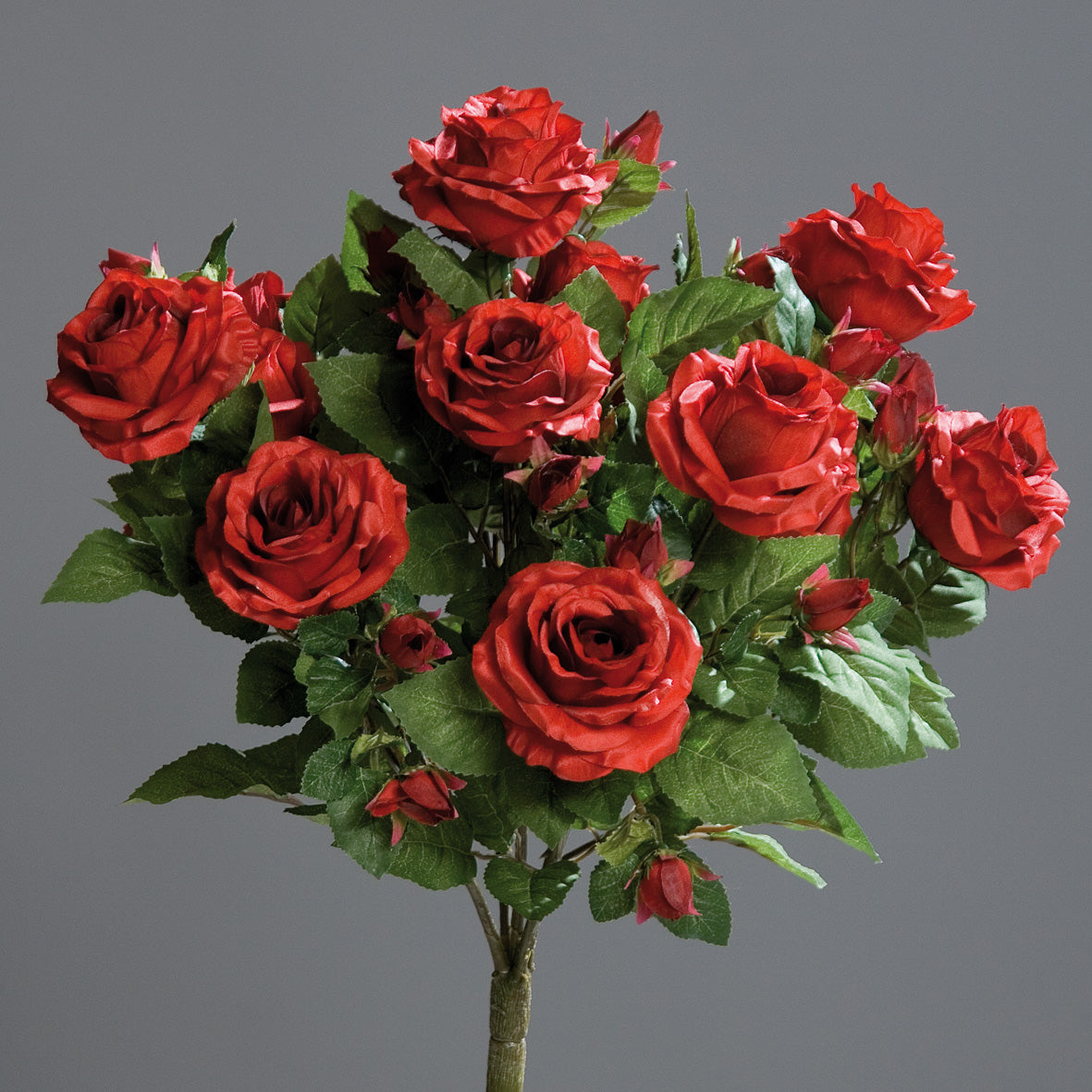 Rosenbusch rot 60cm künstlich