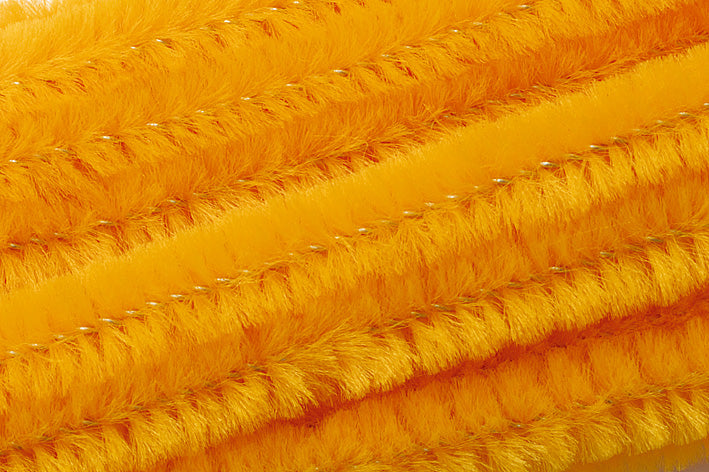 Chenille Pfeifenputzer gelb