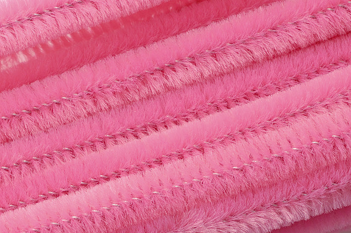Chenille Pfeifenputzer rosa