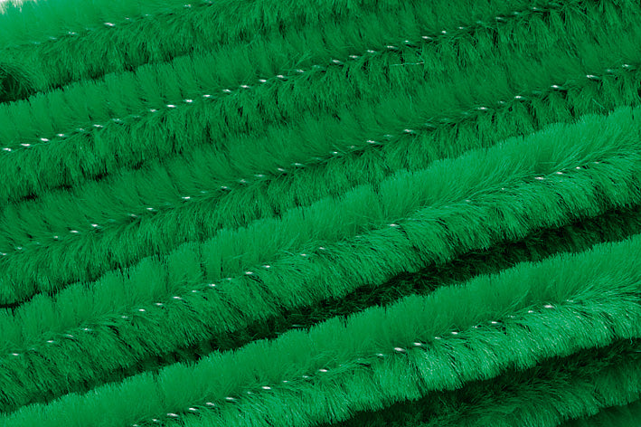 Chenille Pfeifenputzer grün/hellgrün