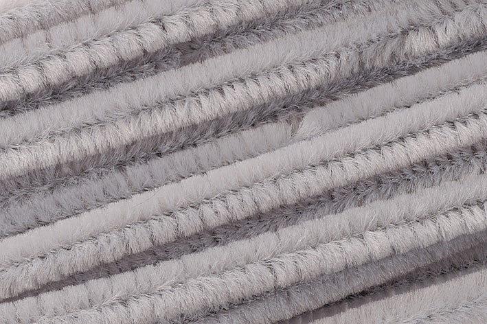Chenille Pfeifenputzer grau