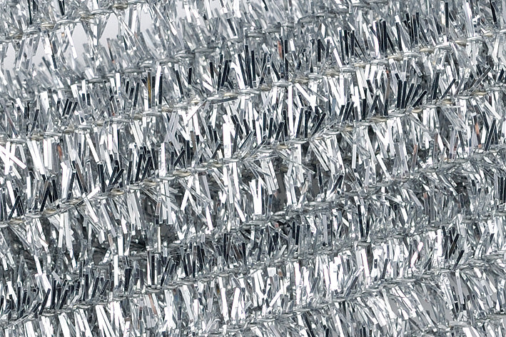 Chenille Pfeifenputzer silber