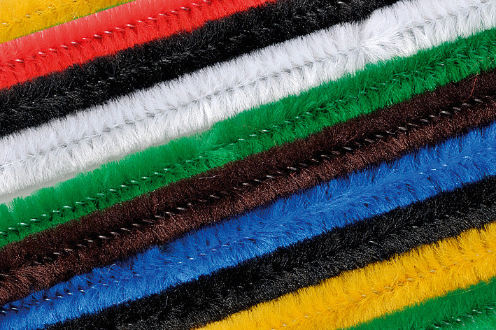 Chenille Pfeifenputzer bunt sortiert