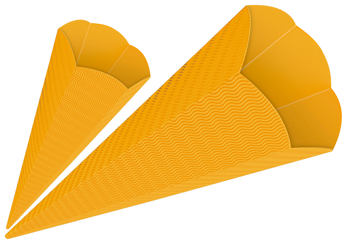 3D Wellpappe Schultütenrohling
