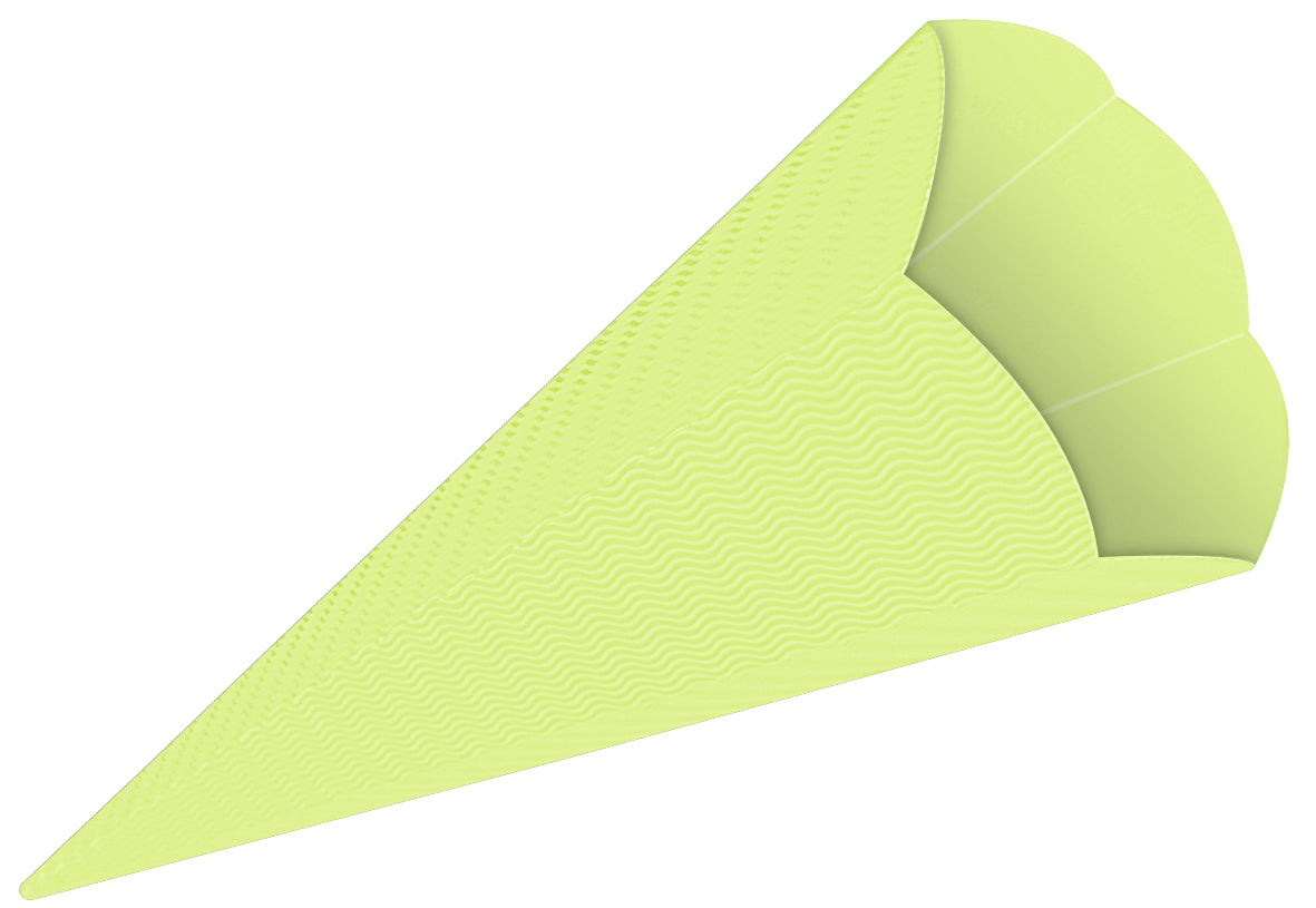 3D Wellpappe Schultütenrohling