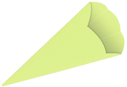 3D Wellpappe Schultütenrohling