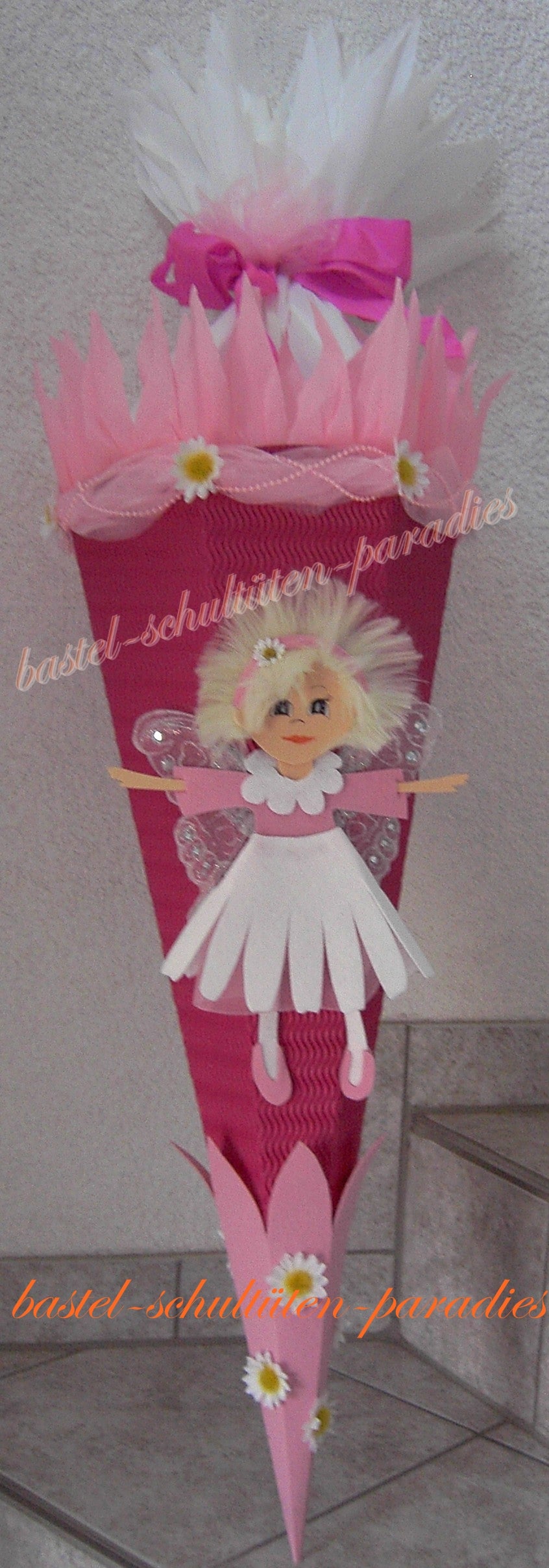 Bastelset Elfe Margarite pink-weiß-rosa