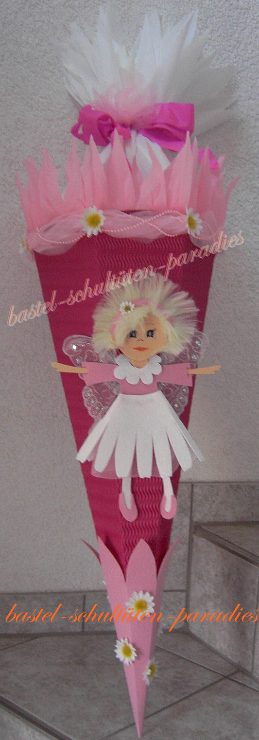 Bastelset Elfe Margarite pink-weiß-rosa