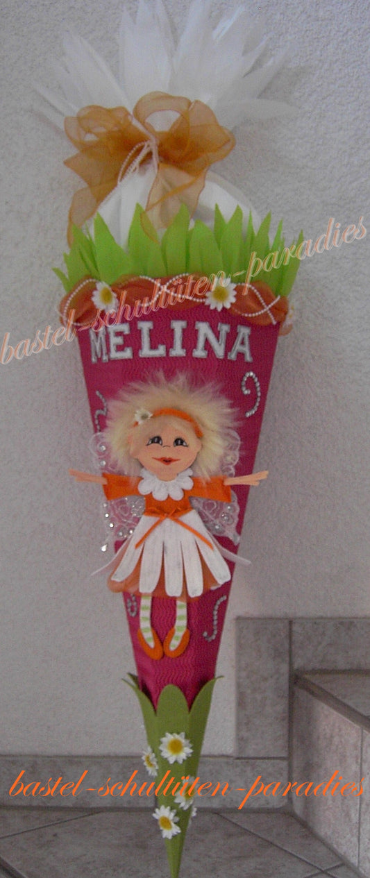 Bastelset Elfe Margarite pink-grün-orange