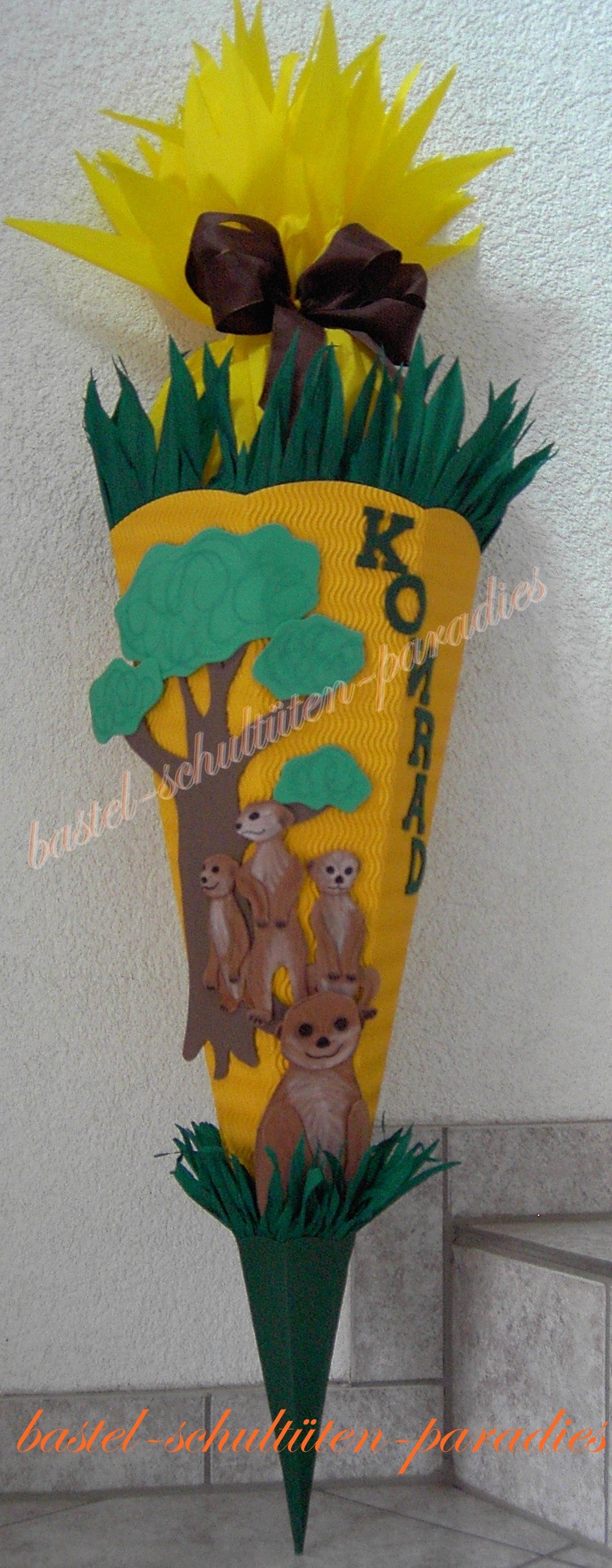 Schultüten Bastelset Erdmännchen