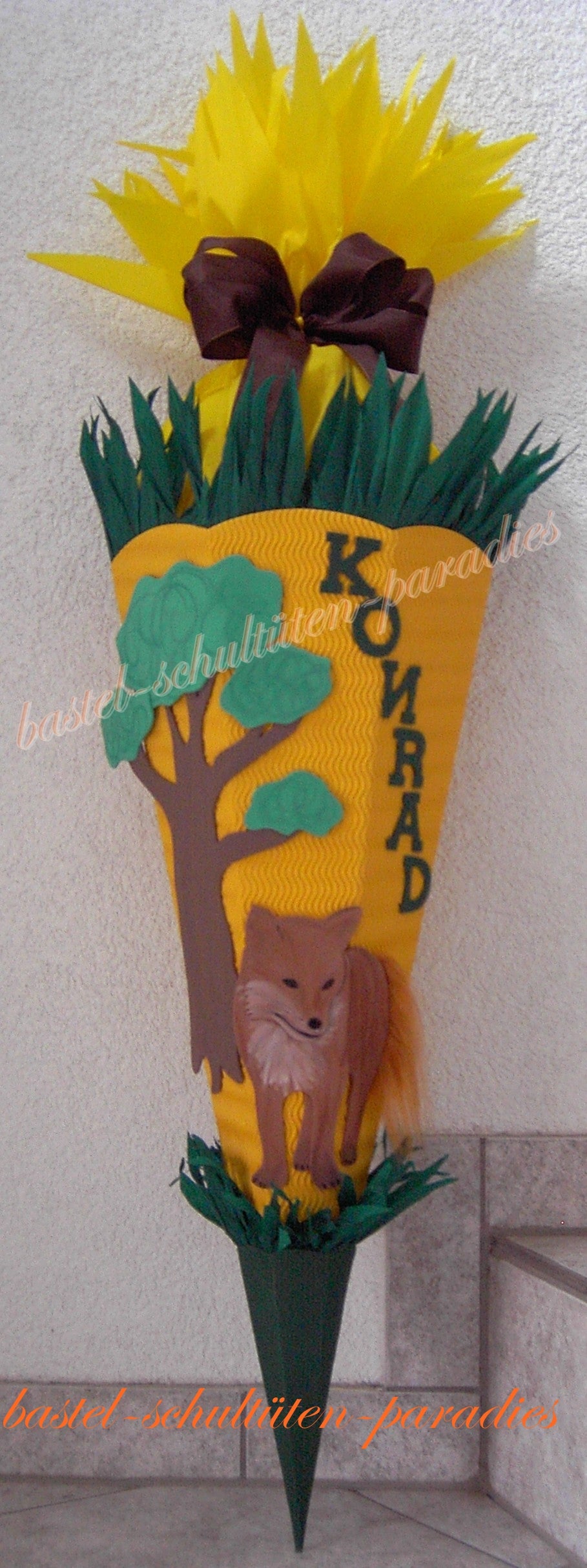Schultüten Bastelset Fuchs